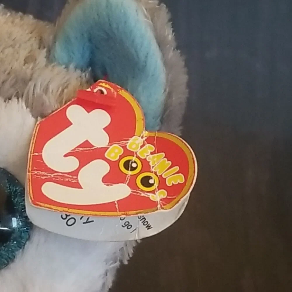 Beanie Boos Husky Dog Slush Plush Backpack, And Small Slush Stuffed Animal TY